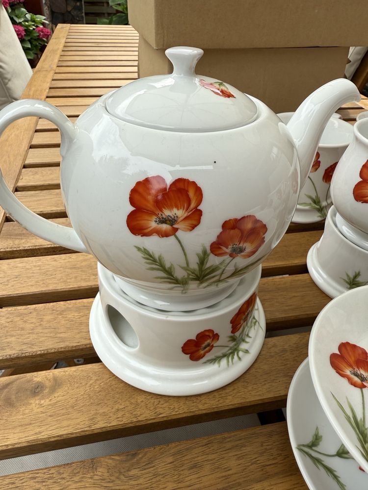 Porcelanowy zestaw do herbaty ciasta porcelana filizanki cha cult