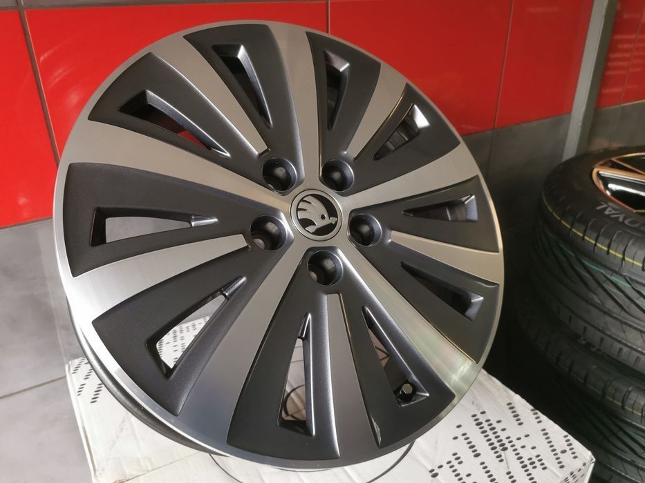 Oryginał! Felgi 17" 5x112 Skoda Octavia Karoq Audi VW Alufelgi