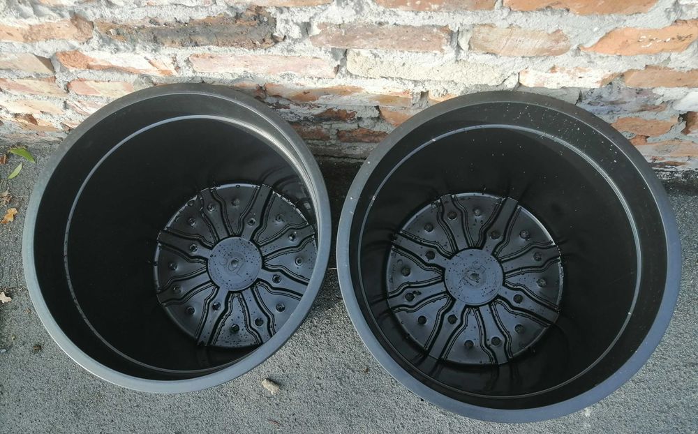 Doniczki 50 L litrów NOWE 50L śr. 49cm GRUBE SZEROKIE do choinek