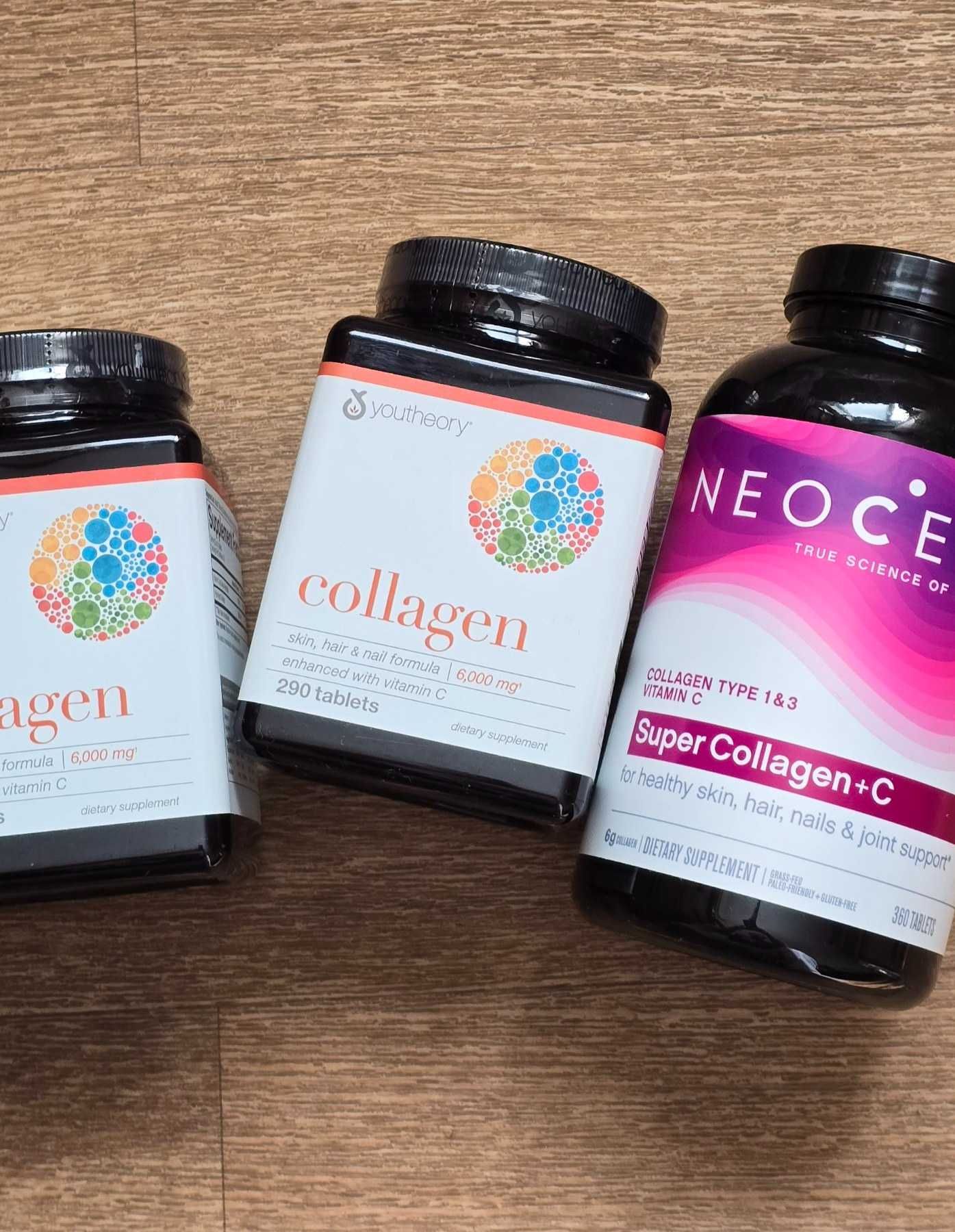 Колаген, 1-й та 3-й типи + вітамін C, коллаген, для суглобів, шкіри