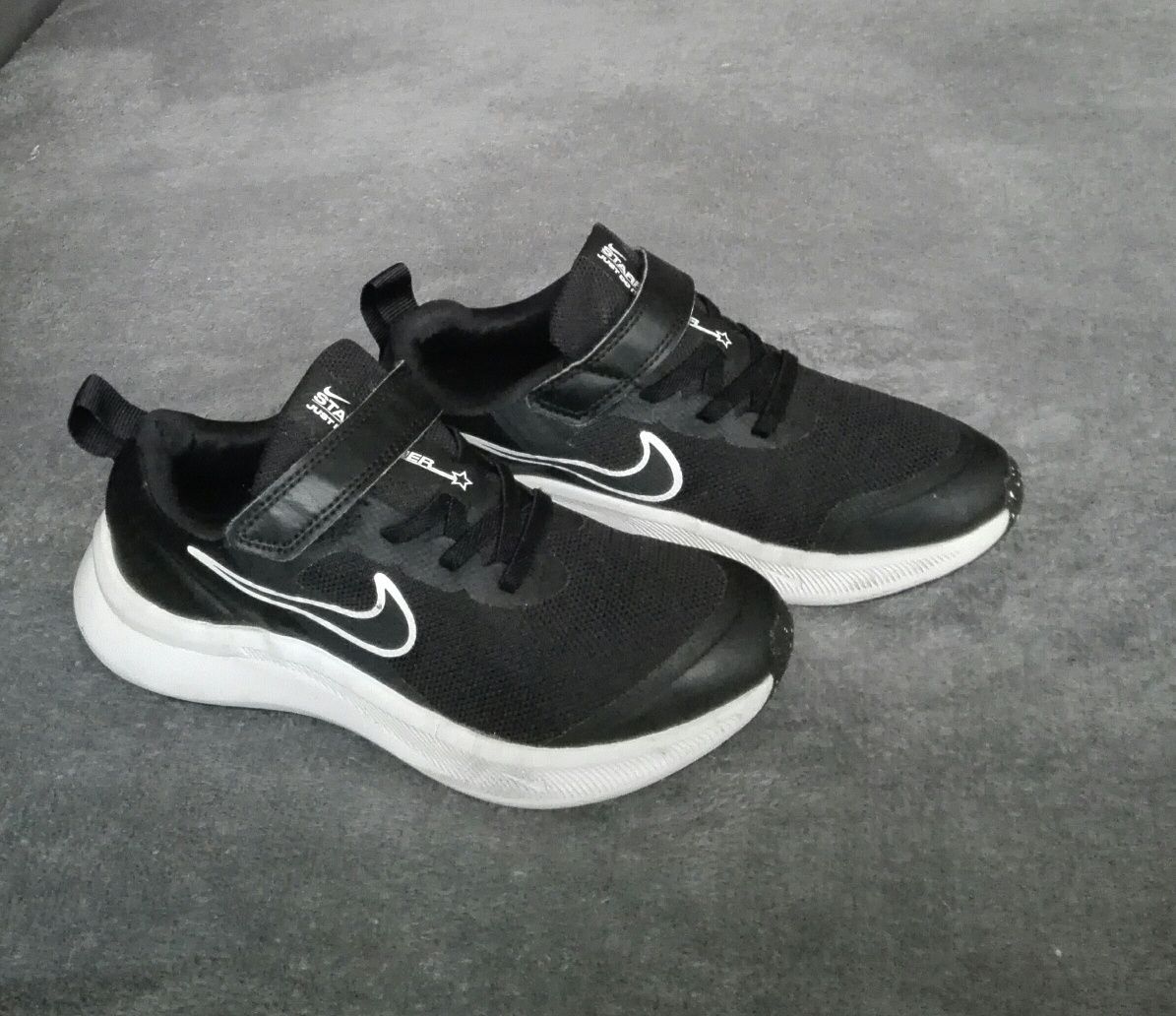 Nike just do it oryginalne buty sportowe adidasy na rzepy rozm 33