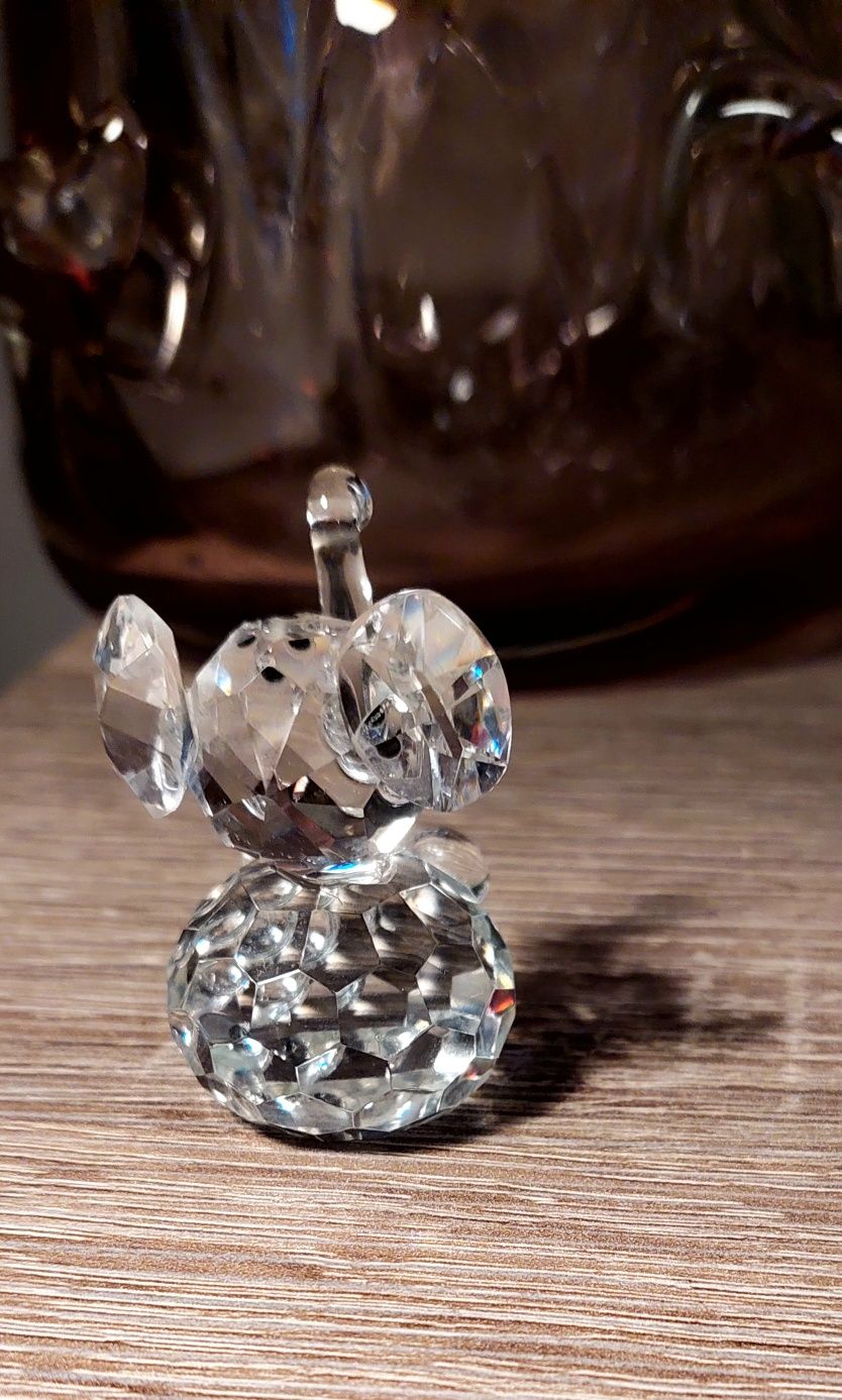 Słonik  kryształ może Swarovski 4,5 cm wysokość