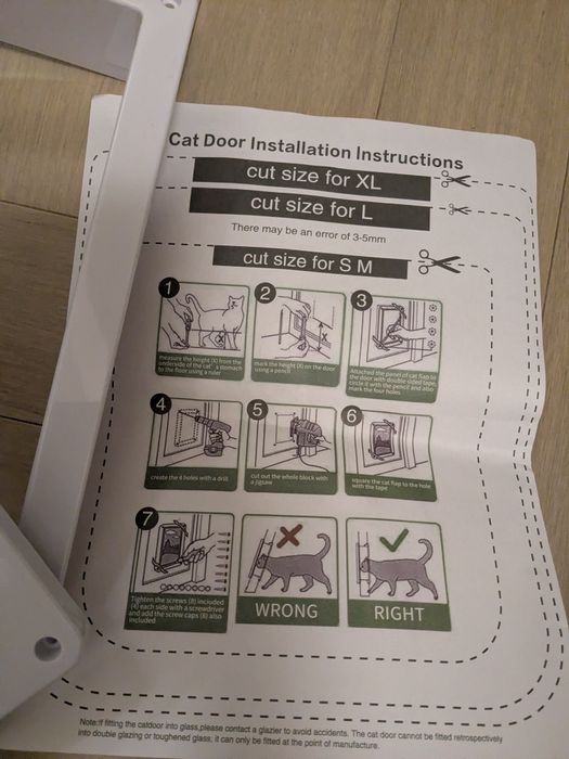 Drzwiczki wahadłowe dla kota, psa.