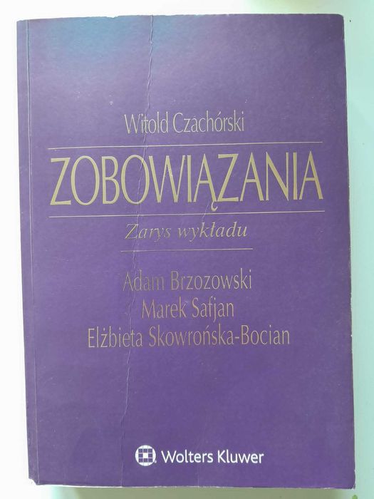 Podręcznik Zobowiązania Czachórski Zarys wykładu