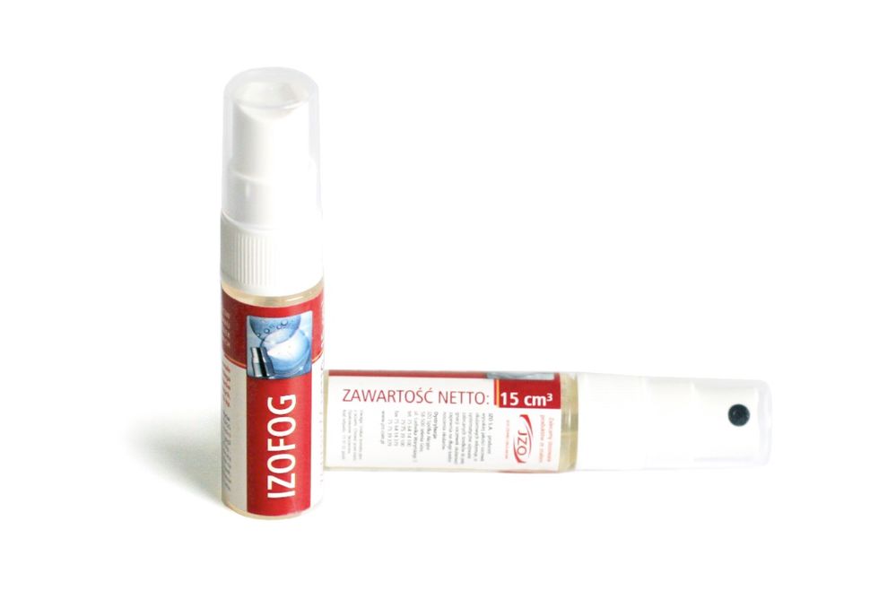 IZOFOG JZO 2X15ML PŁYN PRZECIW PAROWANIU okulary gogle szkła obiektywy