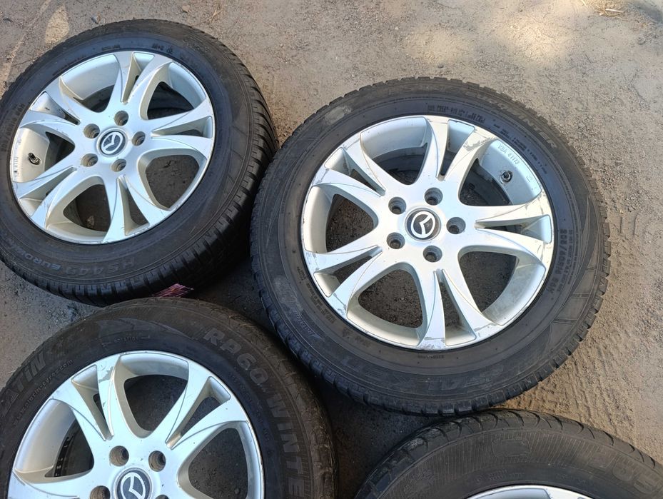 Диски литі r16 5*114.3 оригінальні Mazda 3 5 6 MPV Premacy Honda +шини