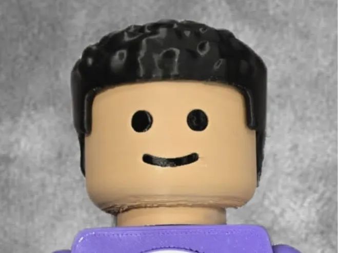 Cabelo Curto Cacheado para Bonecos