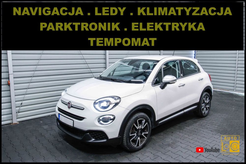Fiat 500X MIRROR + Navigacja + Klimatyzacja + Ledy + Parktronik + Tempomat !!!
