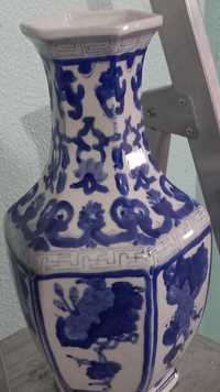 Jarrão porcelana chinesa azulão