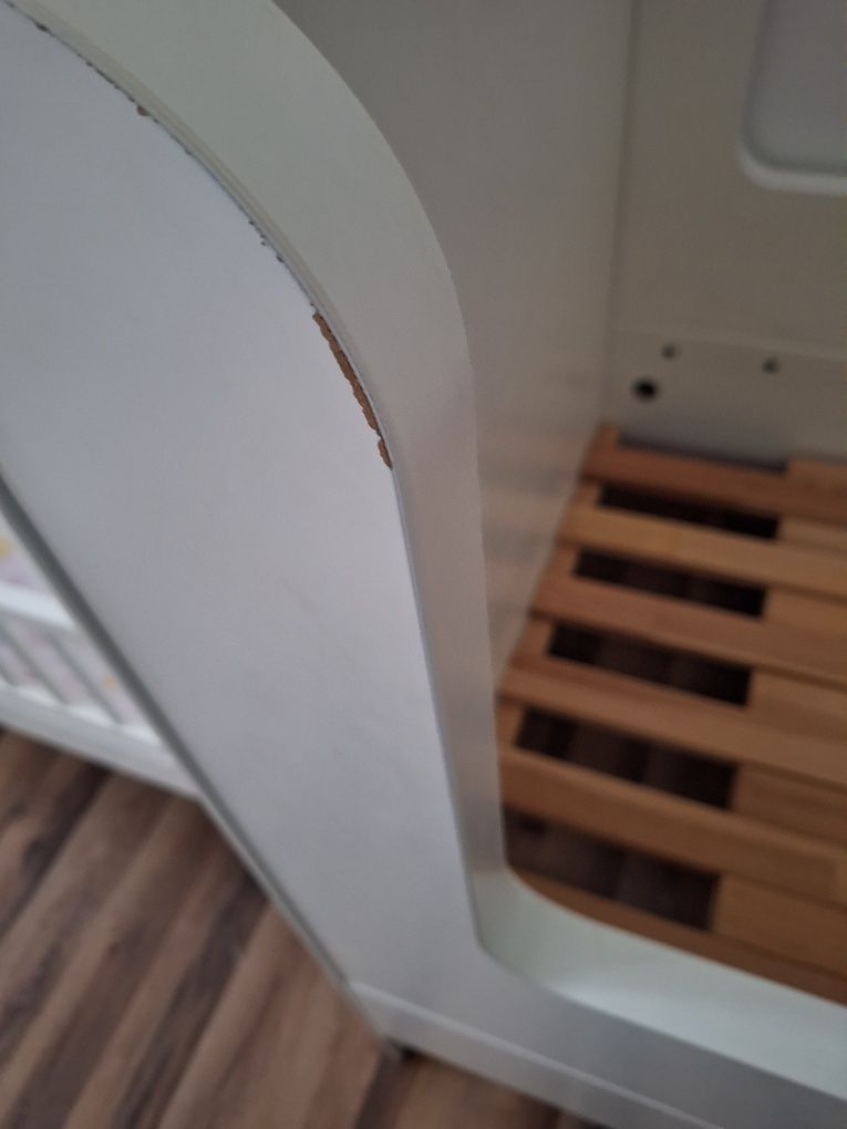 Łóżko dziecięce IKEA BUSUNGE białe