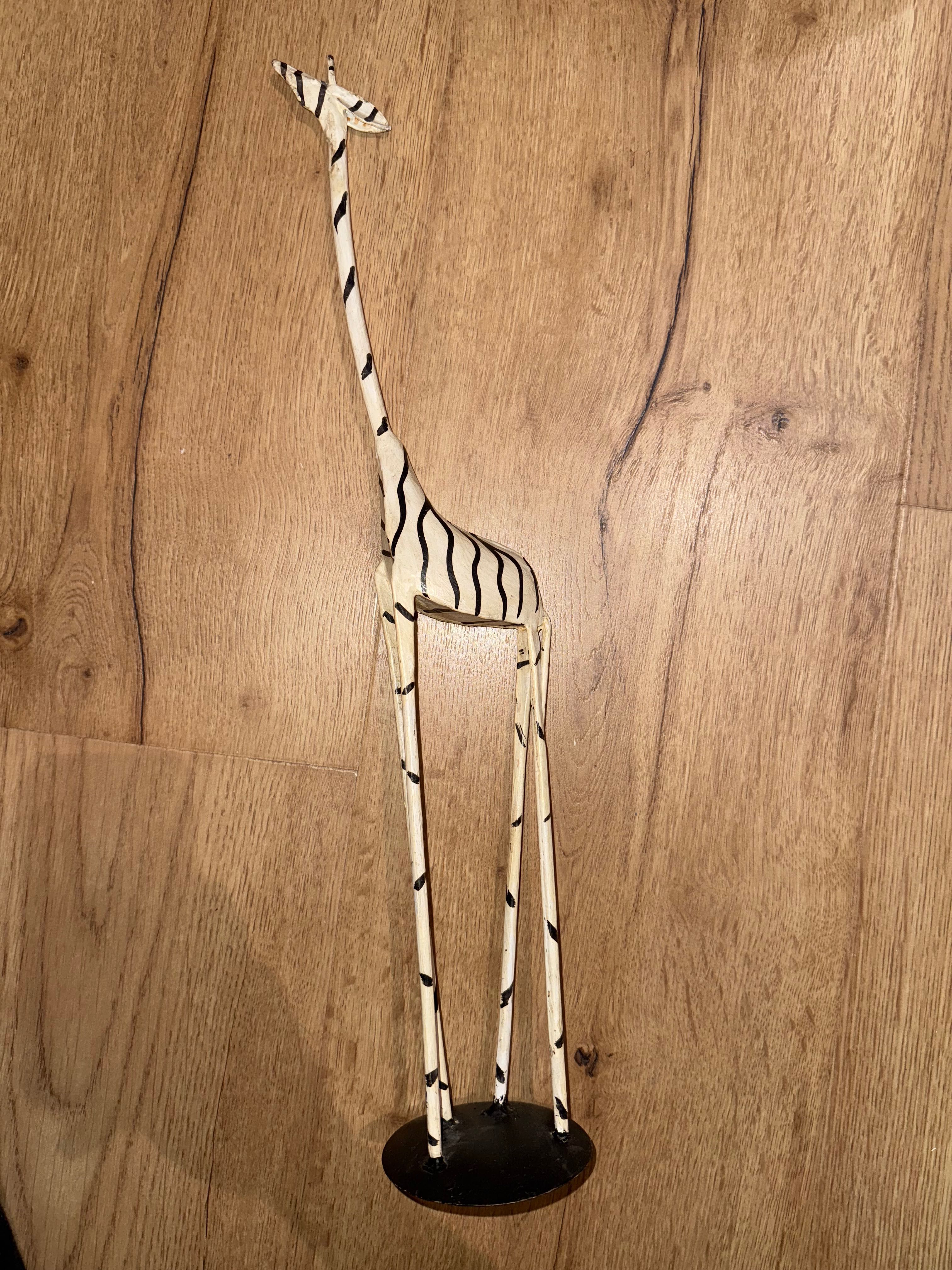 Zebra/żyrafa figurka/ozdoba