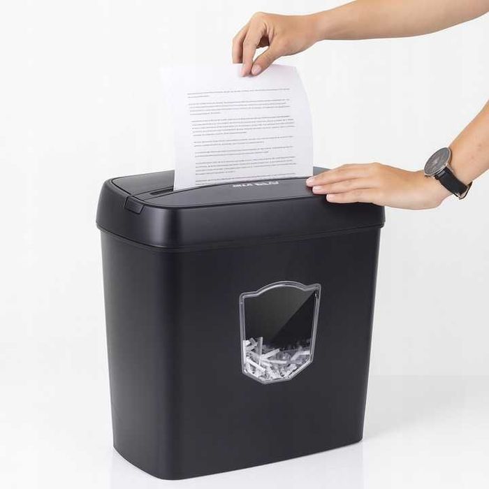 Nowa Niszczarka Do Dokumentów Papieru Biurowa Domowa RODO 12L