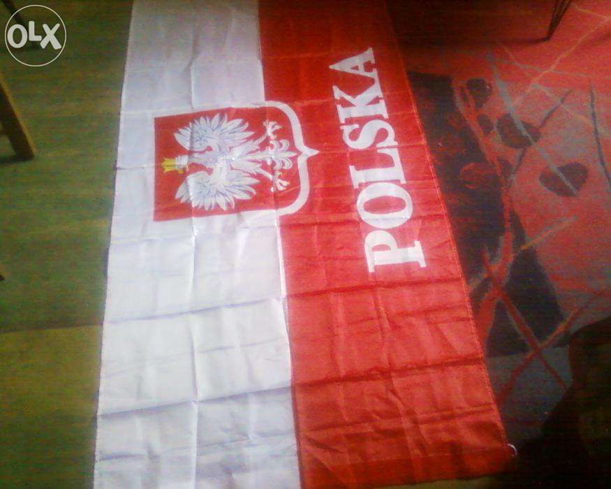 Flaga Polski 68x136 cm