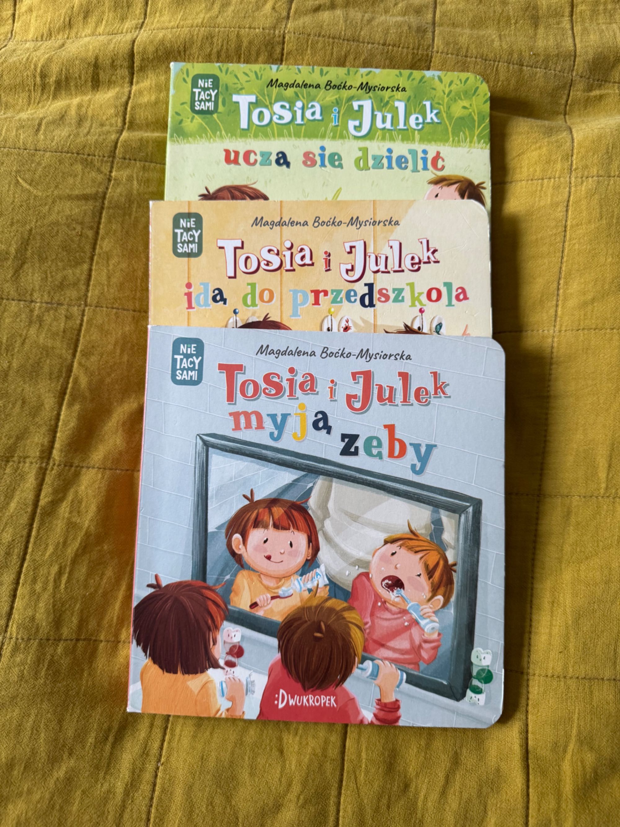 Książeczki z serii Tosia i Julek