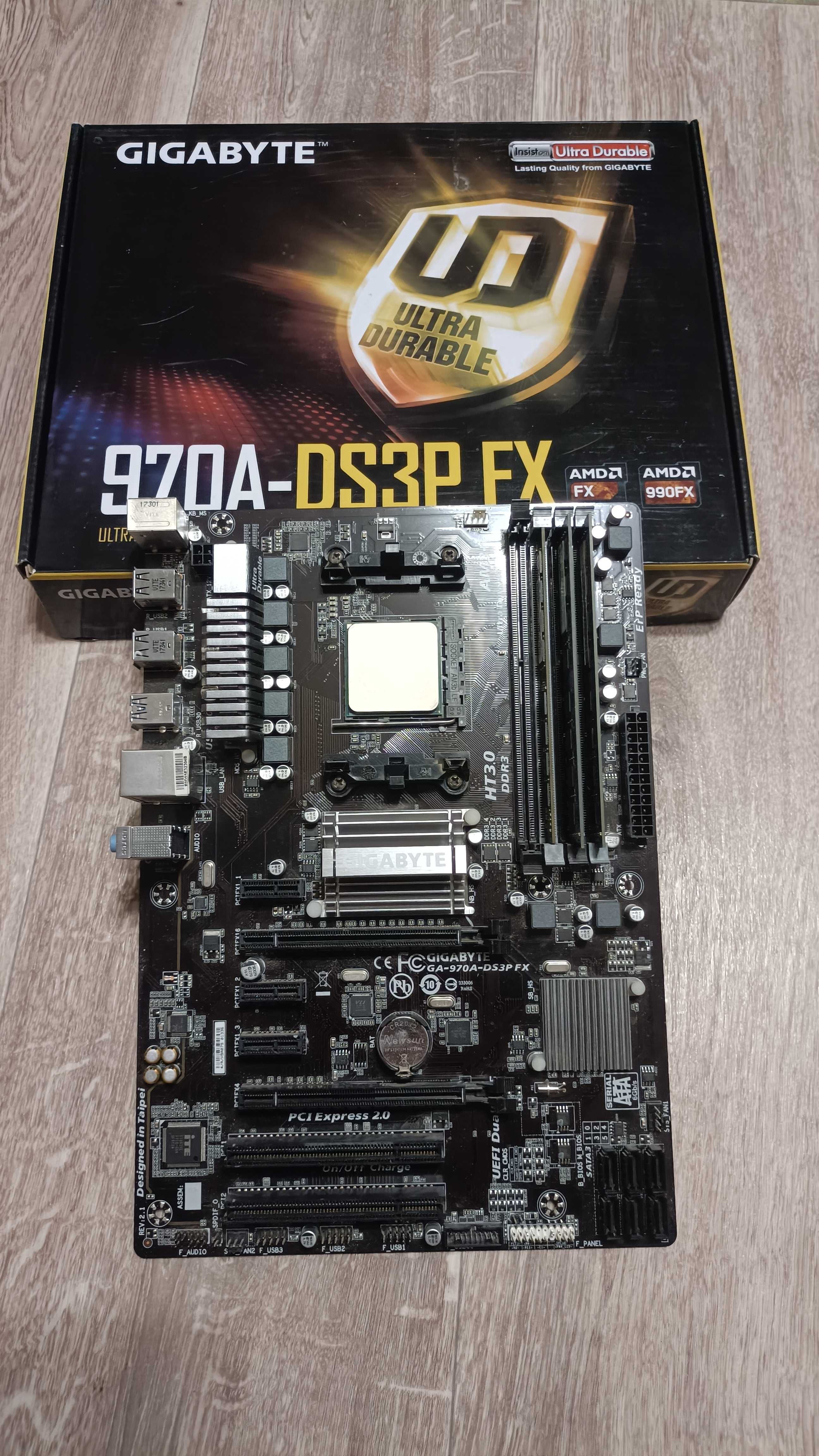 Комплект FX-8300, GA-970A-DS3P FX (rev. 2.1), 12 Gb DDR3