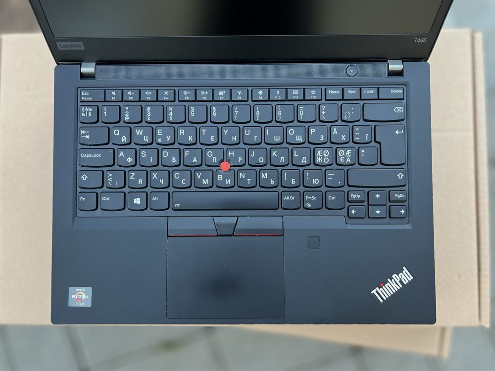 ОПТ/Сенсорний Lenovo ThinkPad T495/Ryzen 5Pro/16GB/256GB/14"FHD