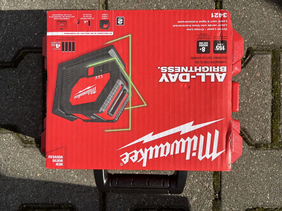 Milwaukee laser 3421 zielony