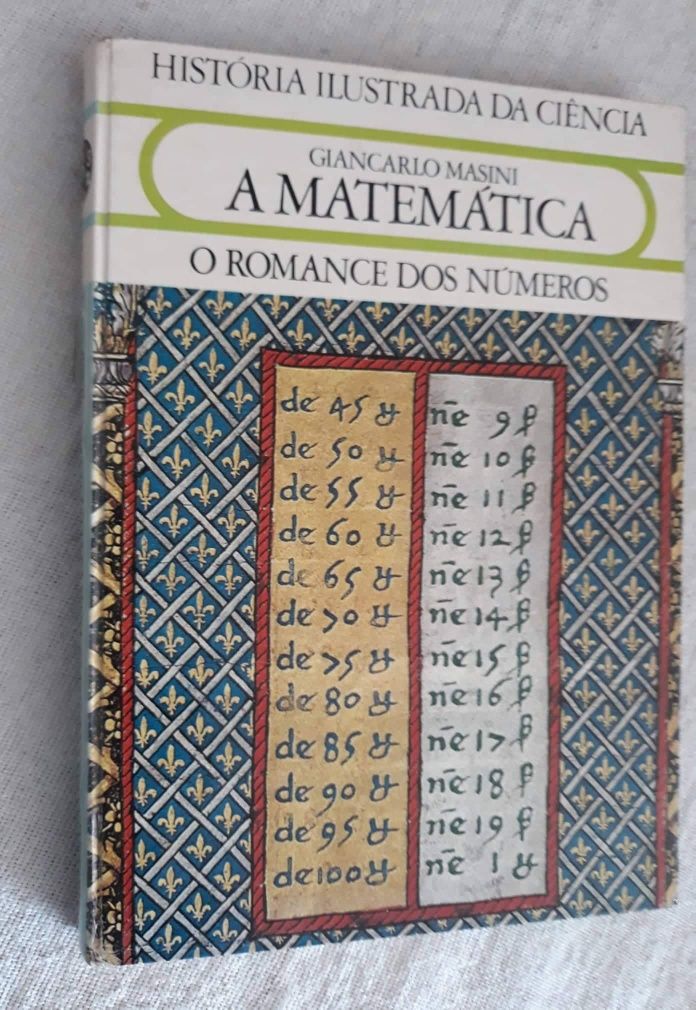 Livros de História de países e Matemática