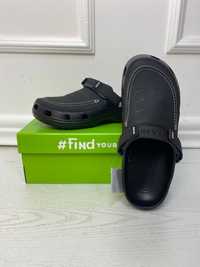 Crocs Yukon Vista black чоловічі крокси чорного кольору супер ціна