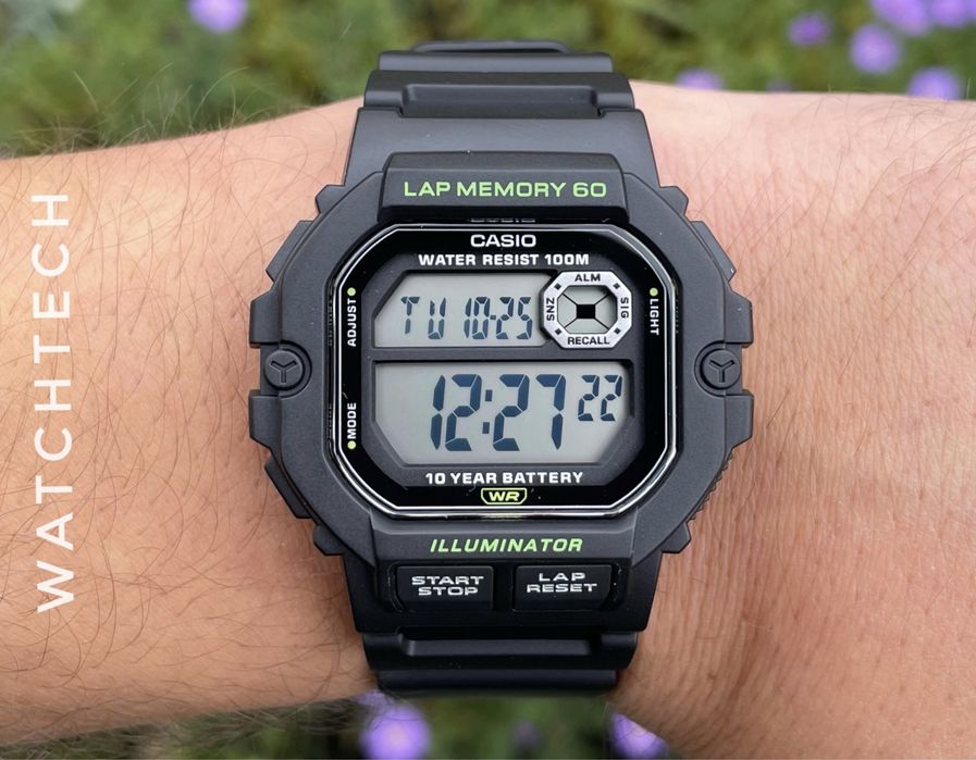 Годинник наручний Casio WS-1400H-1A новий оригінал illuminator