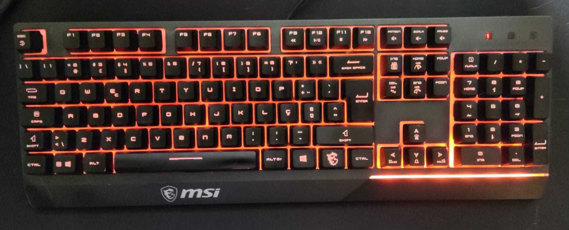 Teclado MSI Vigor GK30 Gaming RGB PT