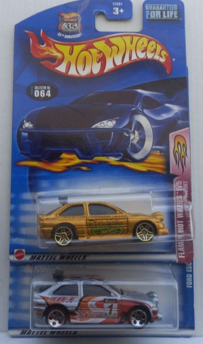 Hot wheels conj 2 - ford escort rally
