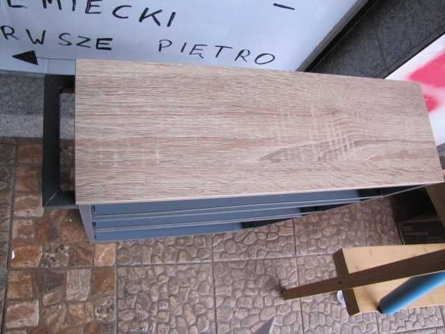 Kesper Regał wnękowy na kółkach, szary wyciągana półka na akcesoria