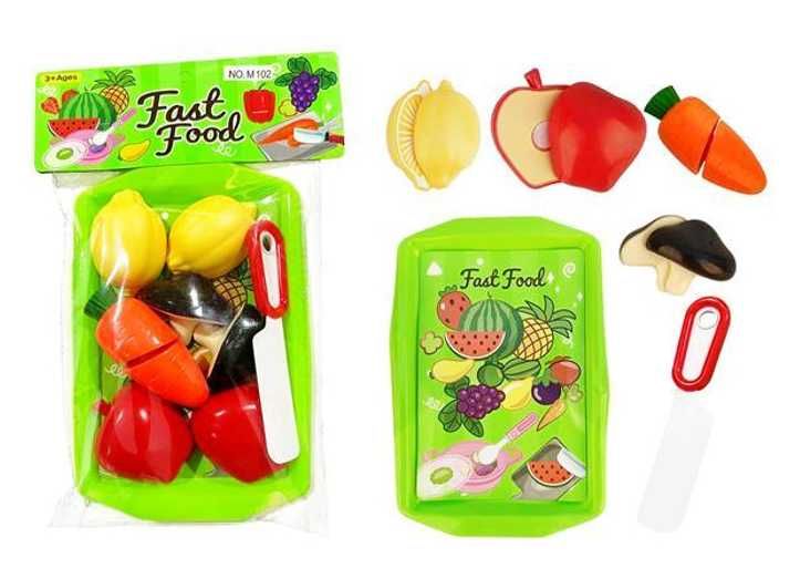 Zabawka owoce i warzywa do krojenia nóż deska zręcznościowa edukacyjna