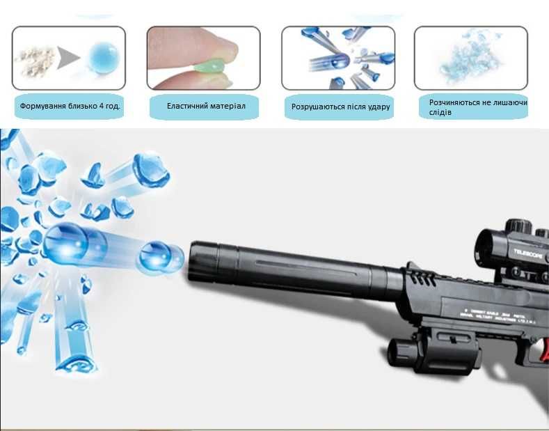 Орбізи, гідрогель, гідрогелеві кульки Orbeez 7-8 мм Giga Pack 50000 шт