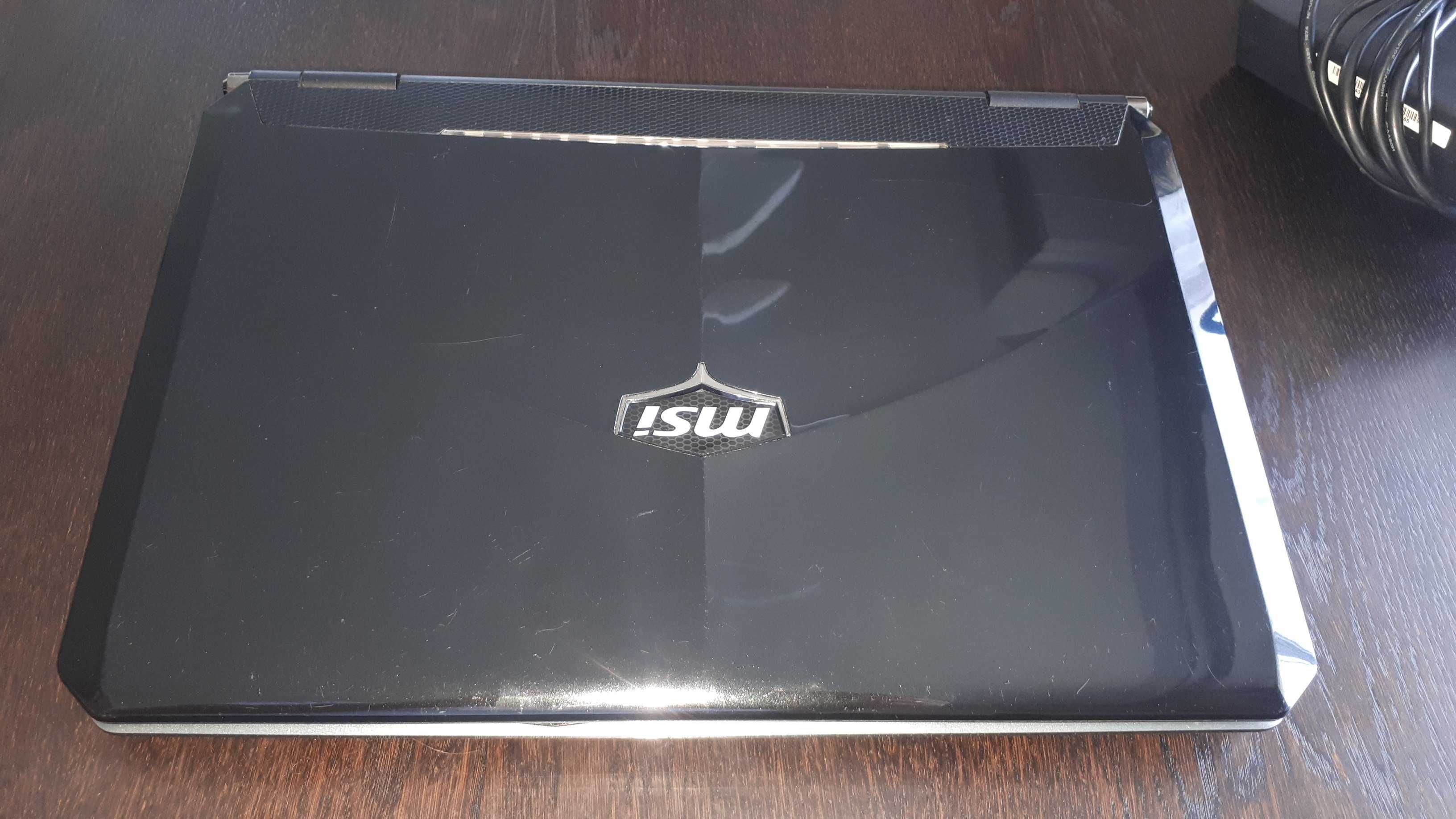 Laptop gemingowy MSI GT683DX i5 /Nvidia 4Gb 256 Bit/ SSD+HDD/Win
