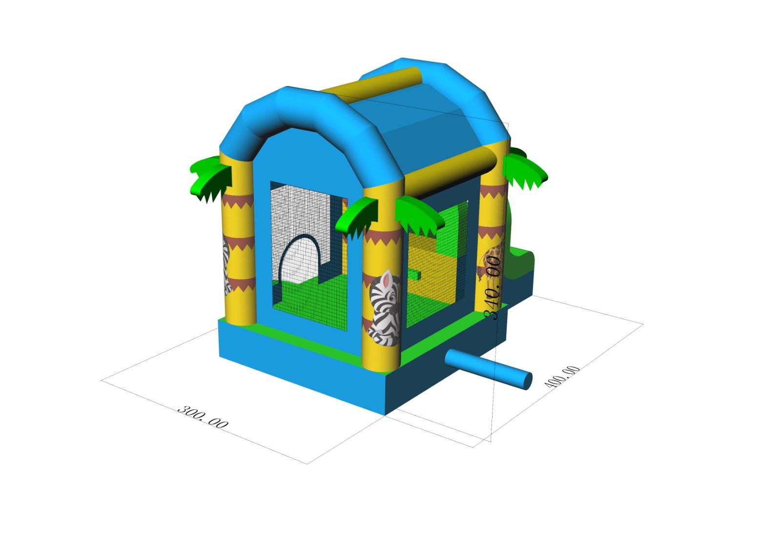 Insuflável Jumpy Selva (novo)
1 599,00 €
Produ