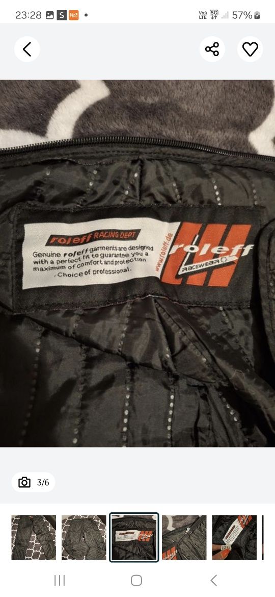 Podpinka ocieplacz na spodni motocyklowych