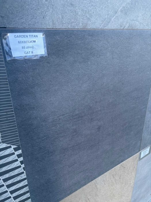 Gres tarasowy 2 cm Płyty grube 60x60x20mm garden titan Stargres
