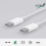 KA 1m 3A Type-C Męski na męski PD Kabel szybkiego ładowania.
