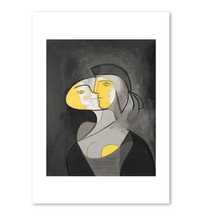 Picasso, Kubistyczny Plakat Szaro-żółty