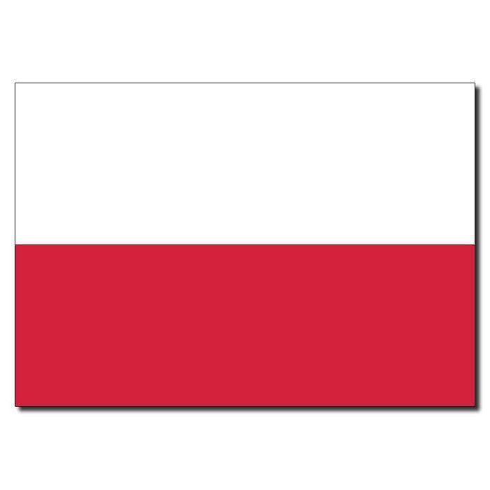 Naklejka flaga Polski