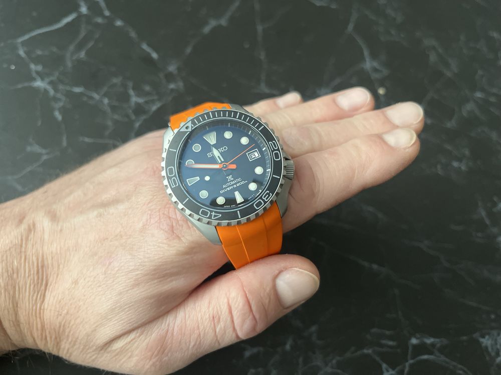 Seiko SKX diver pomarańczowy nurek