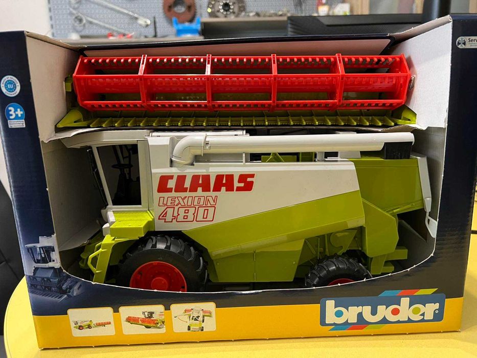 Комбайн Bruder Lexion 480, Bruder комбайн CLAAS, Комбайн Bruder