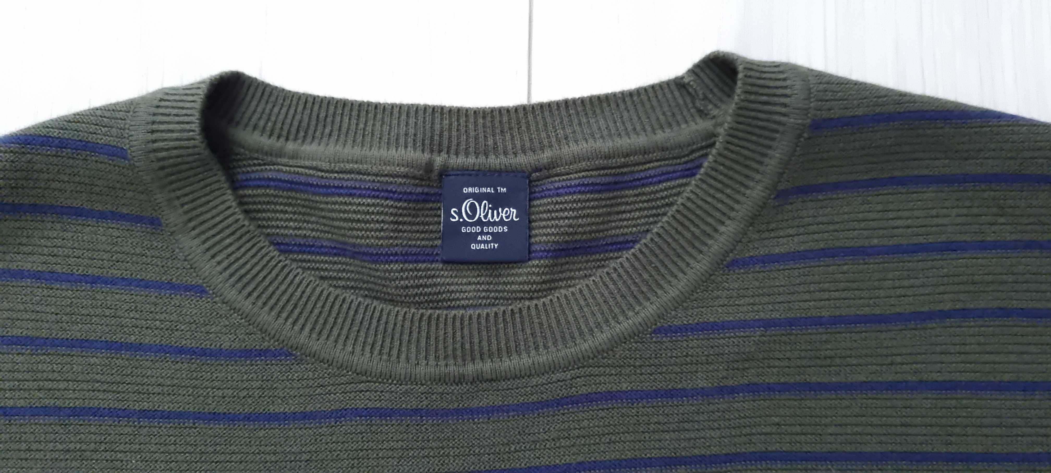 Стильный мужской свитер от бренда s.Oliver