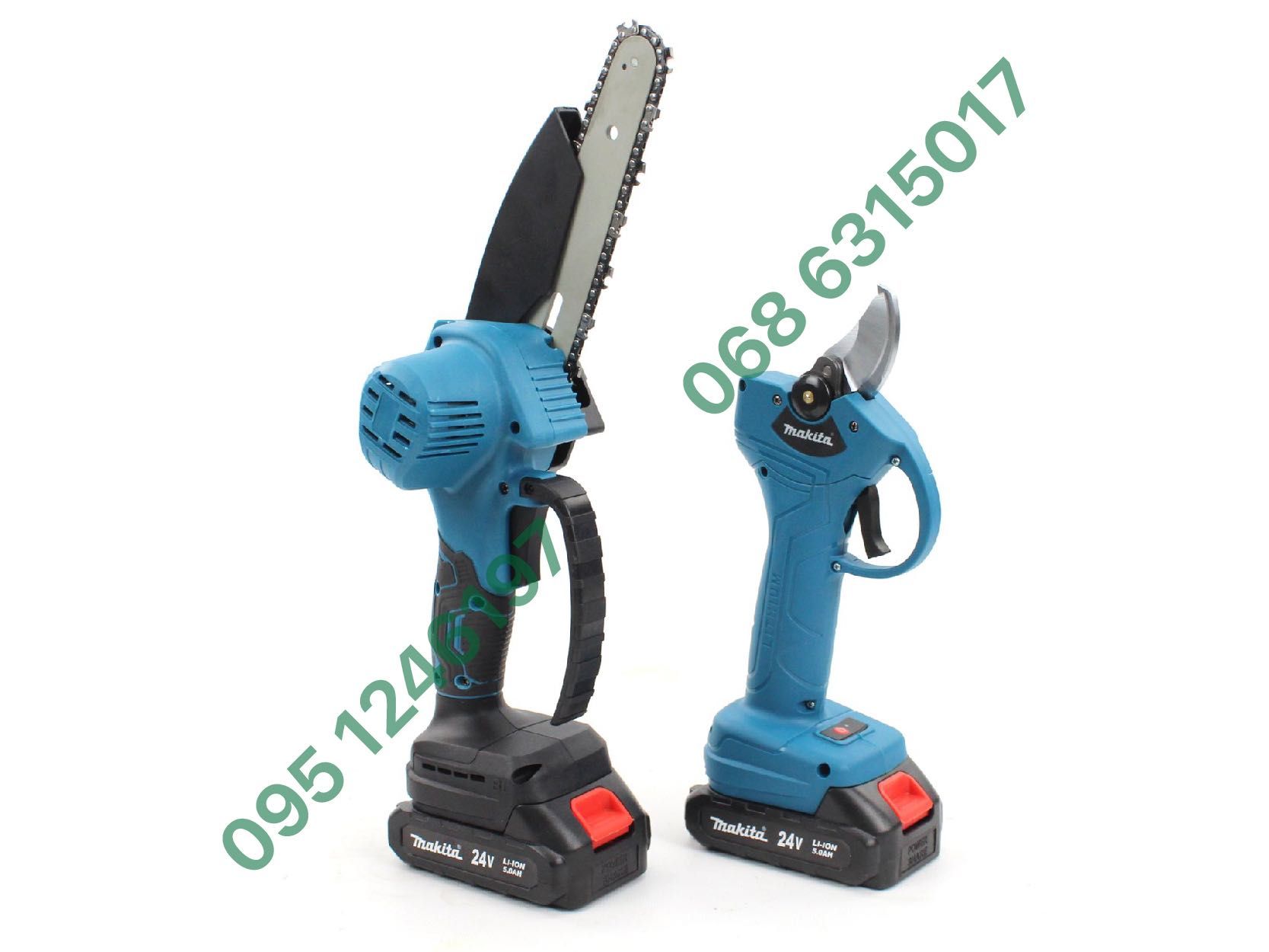 Набор аккумуляторный 2в1 Makita Пила DUC155Z + Секатор DUP365Z 24V 5Ah
