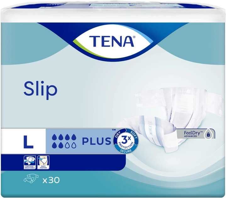 Підгузки для дорослих Tena Slip Plus Large 30 шт.