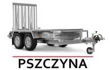 Brenderup MT-2600 2600kg 261x127 POD MINIKOPARKĘ BOBCAT PRZYCZEPA NOWA!  Wysoka jakość! Mocna konstrukcja; Szeroka rampa