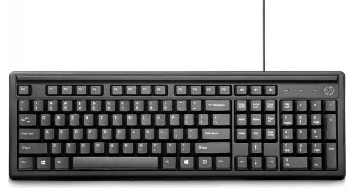 Teclado HP 100 USB Preto