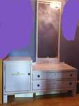 Meble lite drewno, komplet, Szwecja, lata 50te, vintage, retro styl