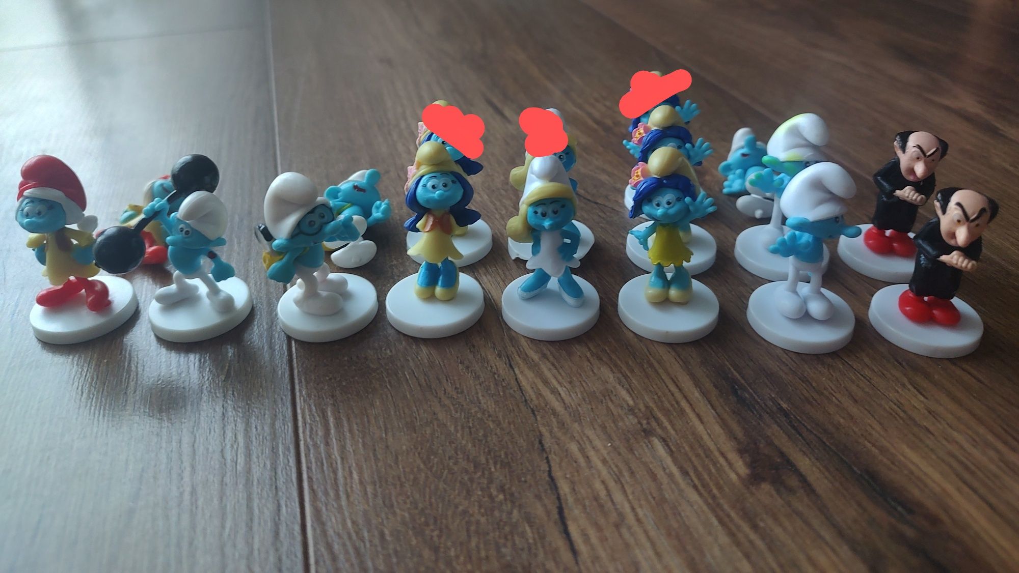Figurki Smerfne Smerfy