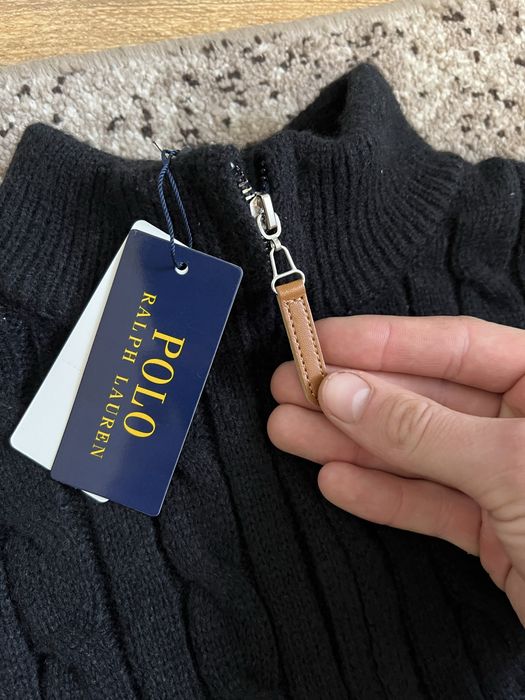 Полузамок polo ralph lauren 1/3 вязана полузип 1/3 свитр polo palph la