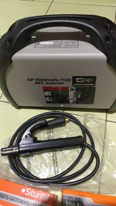 НОВЫЙ сварочный аппарат Инвертор + Аргон SIP Weldmate T120 из Англии