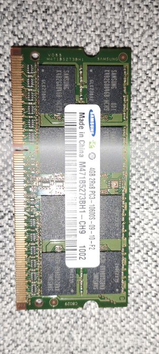 2x4 GB RAM 2Rx8 PC3 for Laptops64551621293699121