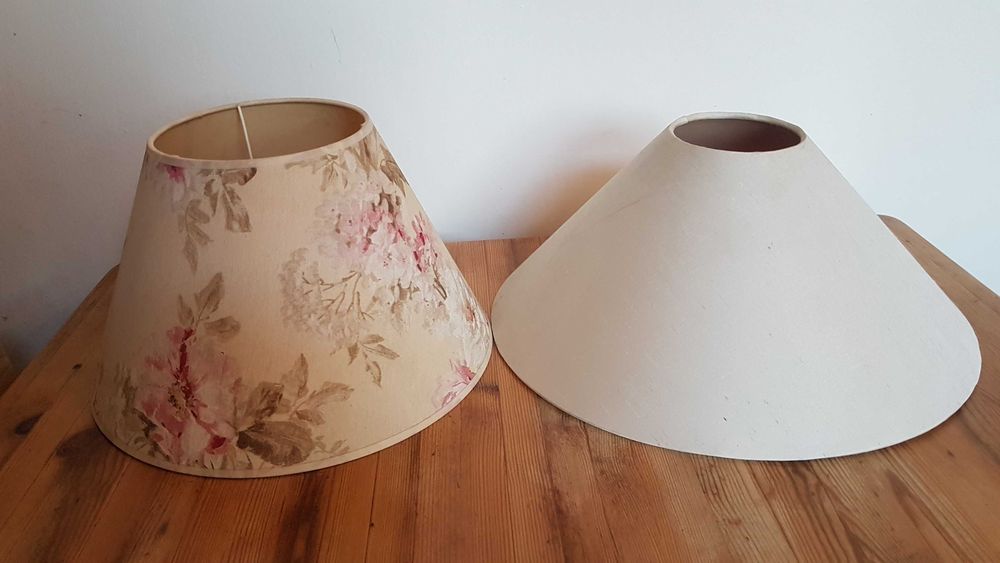 abażur lampy stojącej w stylu angielskim