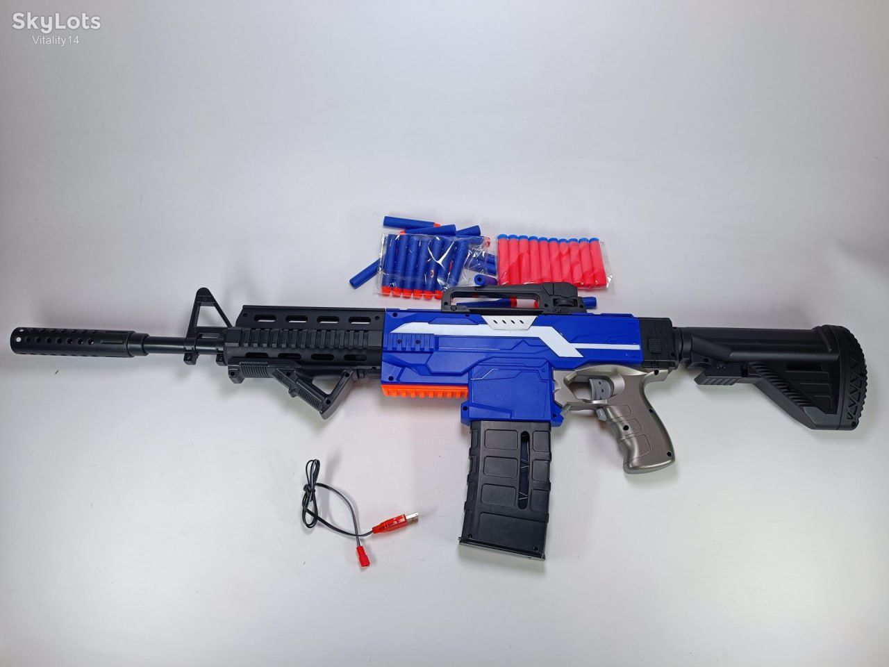 Іграшковий Автомат Nerf ToyCloud М416 на пульках  на акумуляторі